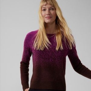 NWT Athleta Jacquard Crew Sweater